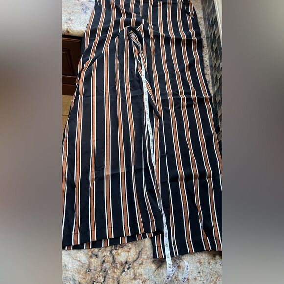 Striped Black and Brown women's Pants - Picture 4 of 6